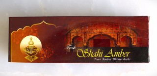 Fresh Fragrances, Fresh SHAHI AMBER Pure Amber Dhoop Sticks, 50g